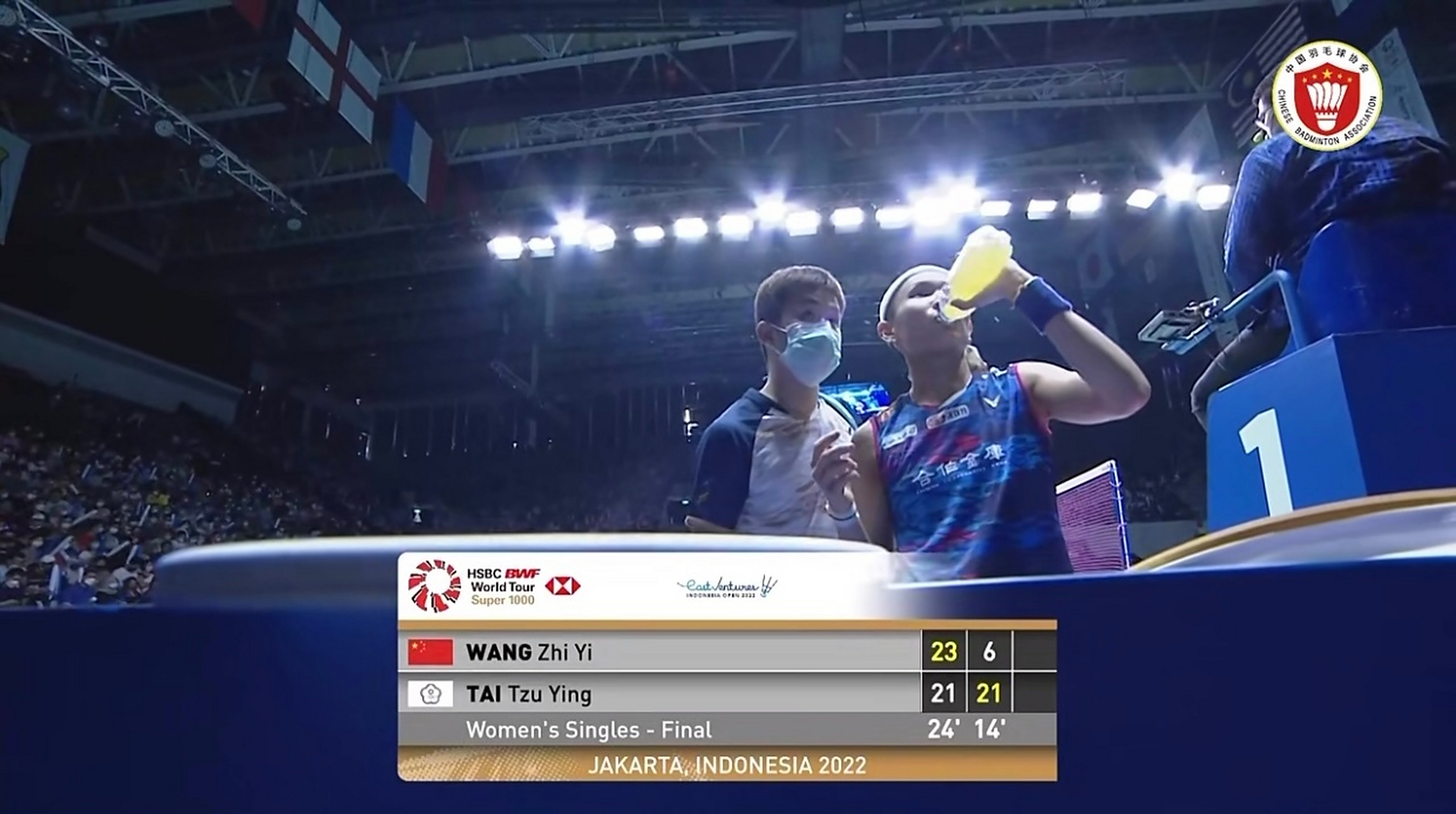 包含印尼羽毛球队逆转中国羽毛球队，戴资颖关键制胜的词条